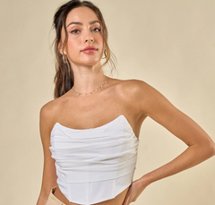 giada off white crop top - trendy crop tops