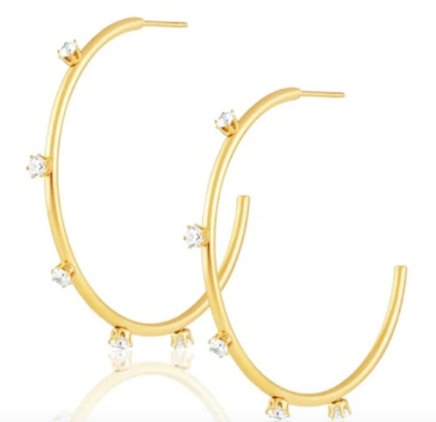 Aster Hoop Earrings