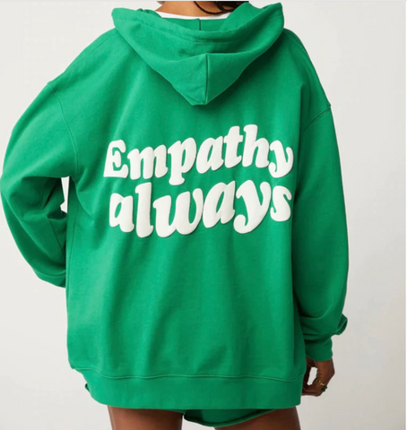 EMPATHY, ALWAYS KELLY GREEN ZIP