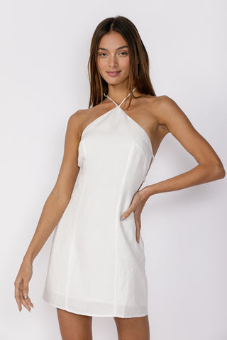 flossie white dress