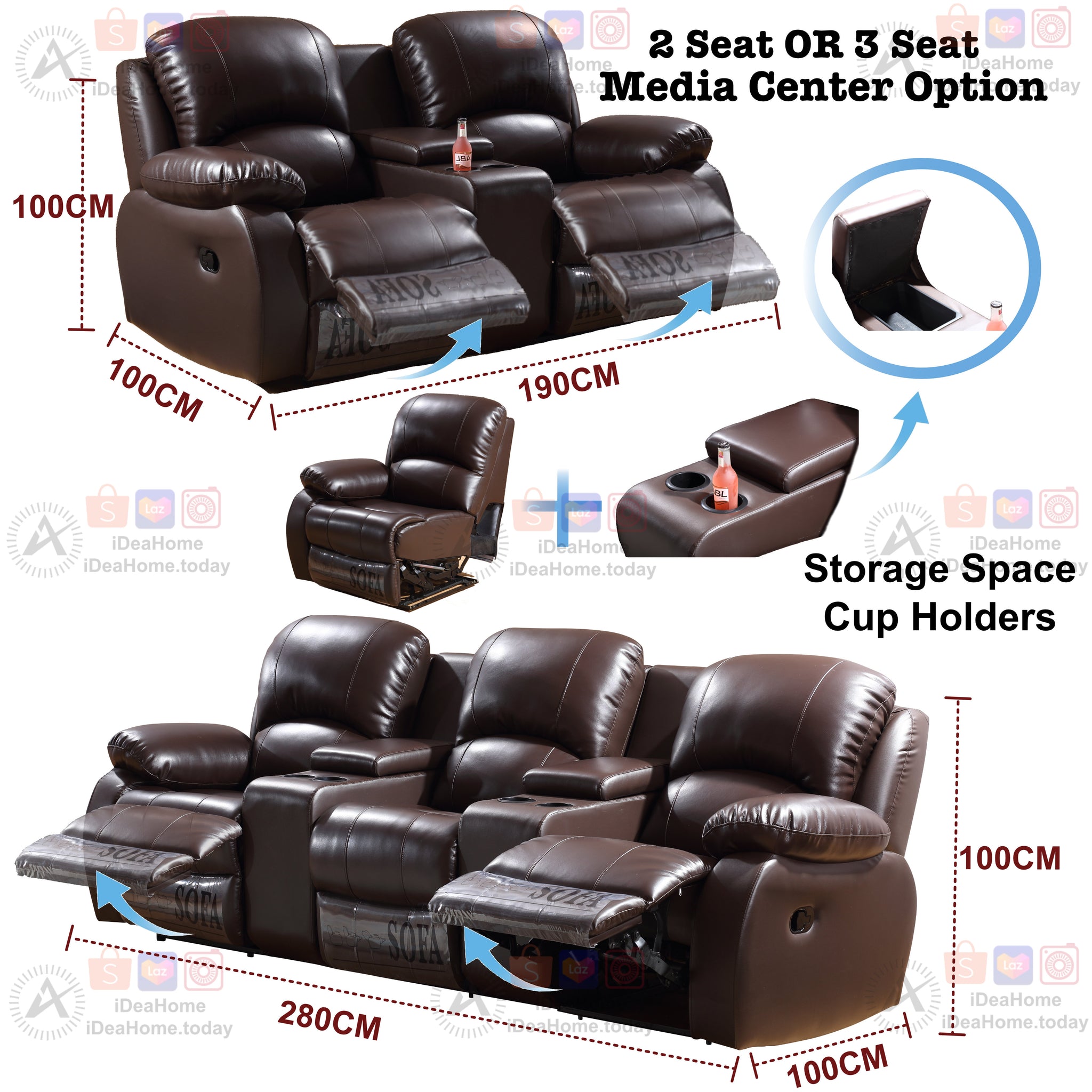 jual sofa recliner