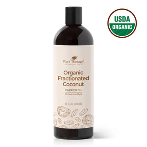 Organic Fractionated Coconut Carrier Oil 16 oz - Lemon & Lavender