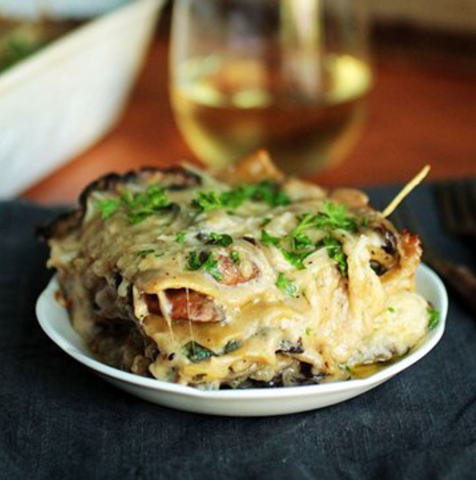 Steak King ready made meals kits mushroom lasagna 