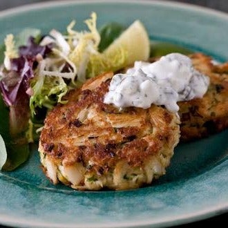 Steak King ready made meals kits crab cakes