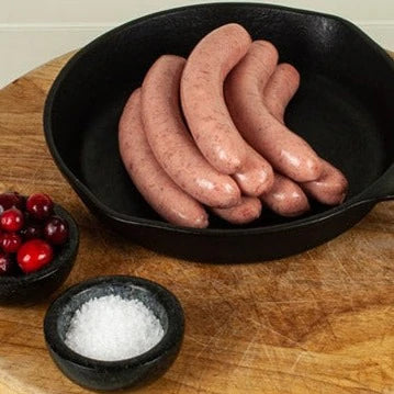 Turkey Cranberry & Spinach Sausages