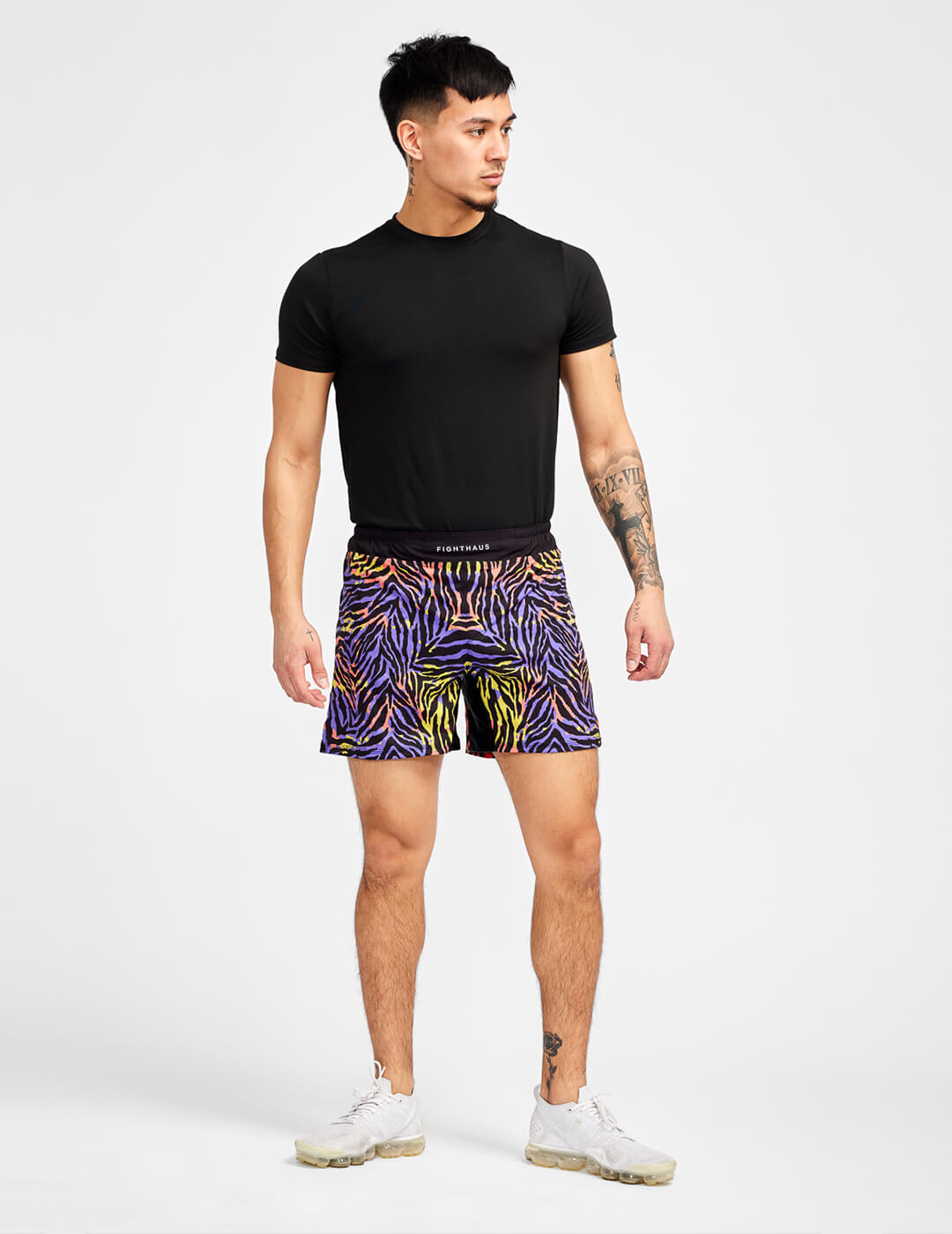 VSZI-Short de boxe brésilien pour homme, short MMA imprimé, short de  grappling court, short de