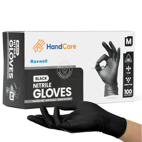 Buy Black Nitrile Gloves