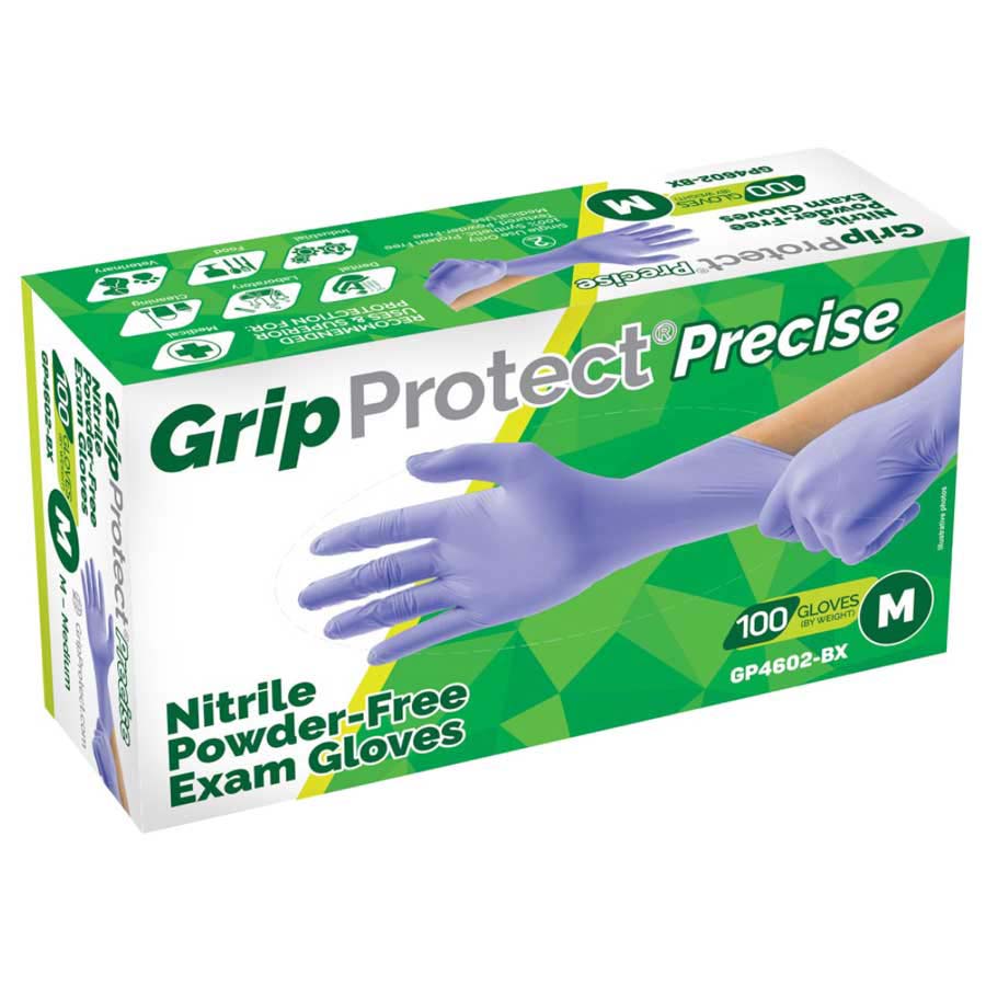 BMC Protect Grip Protect Precise Medical Purple Nitrile Gloves