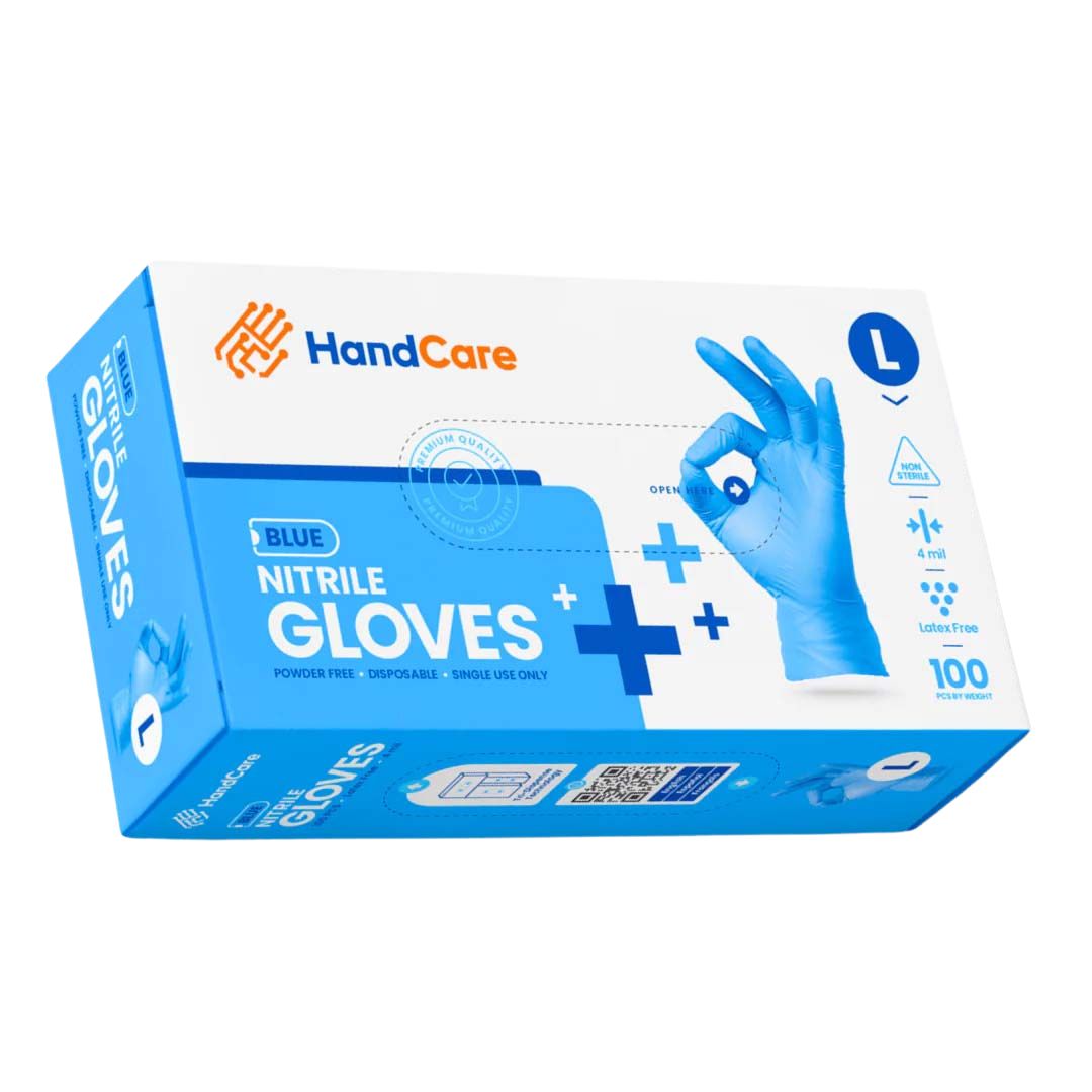 HandCare Blue Nitrile Gloves