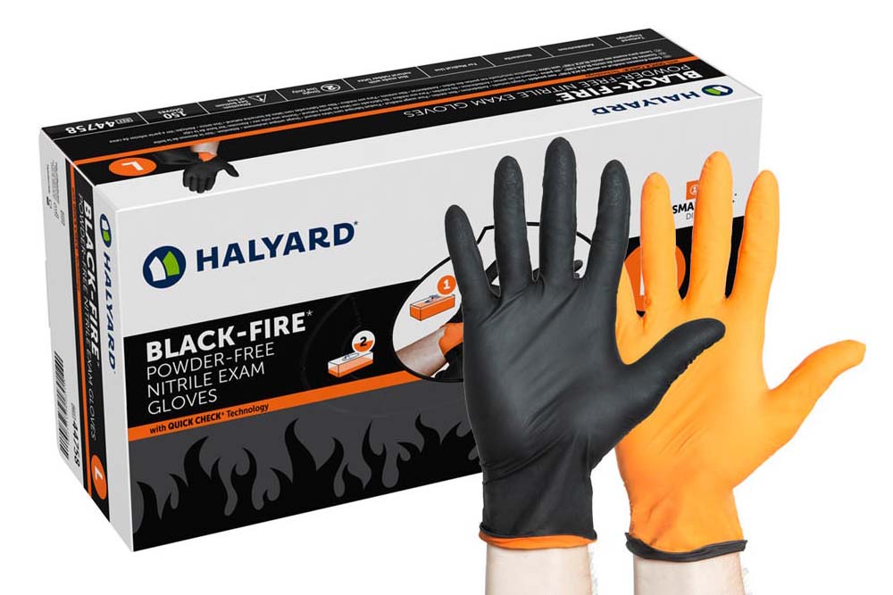 Blackfire Fentanyl-Resistant Disposable Nitrile Gloves