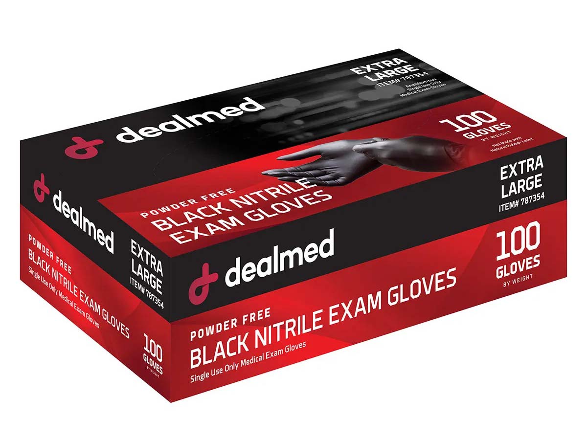 Dealmed Nitrile Disposable Gloves