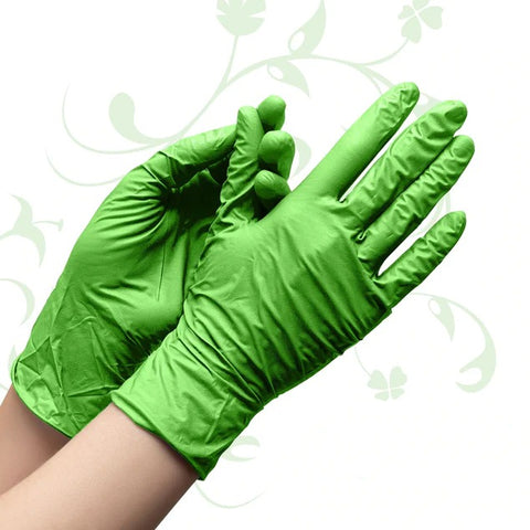 Purchase High-Quality Green Nitrile Gloves