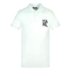 Karl Lagerfeld KL22MPL01 White Polo Shirt