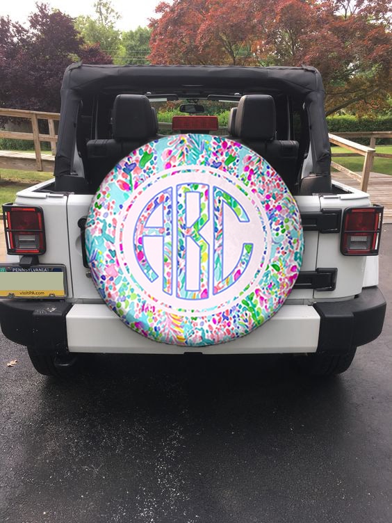 customized spare tire cover for jeep