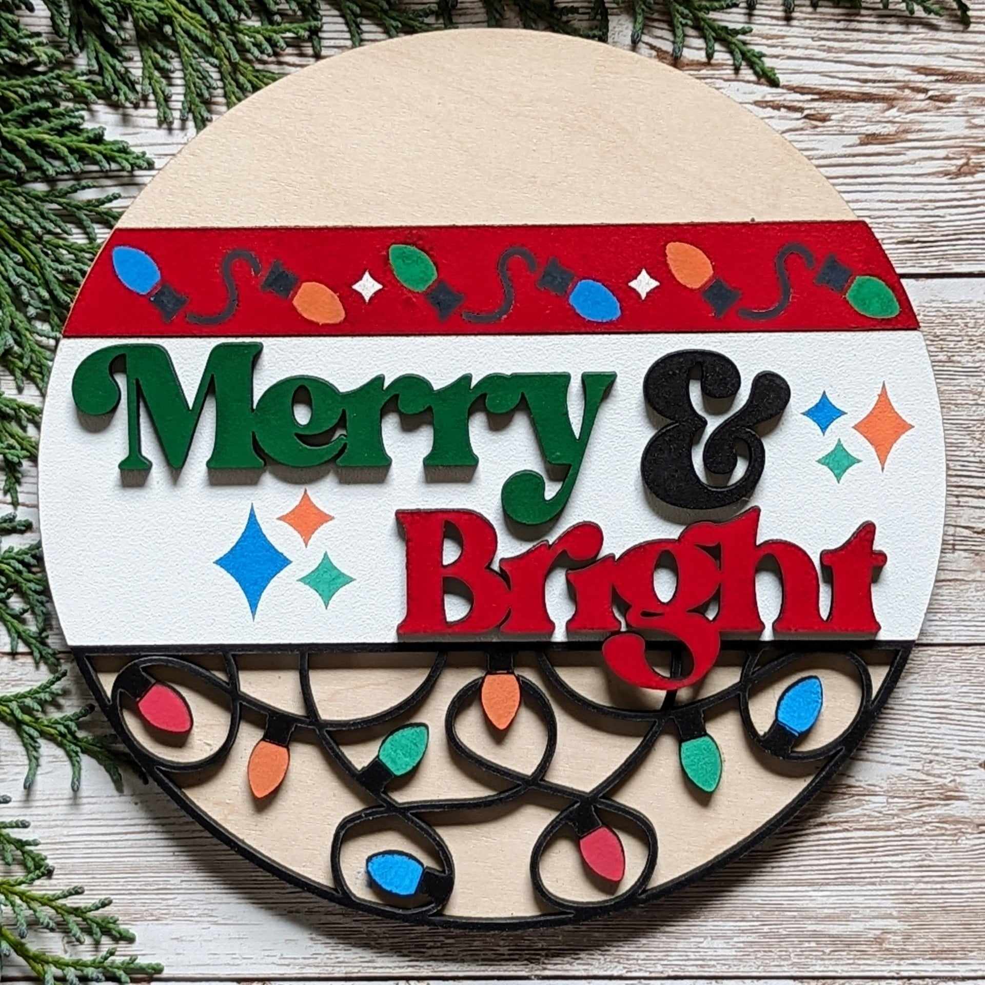 Add-On - Interchangeable Frame - Merry & Bright