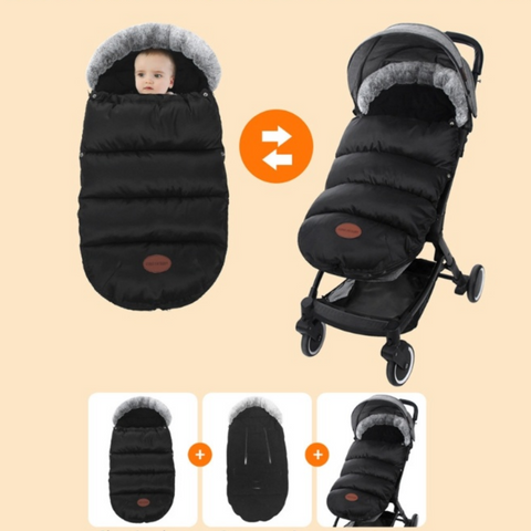 Chancelière pied de poule Aspen imperméable, universelle de 0 à 3 ans