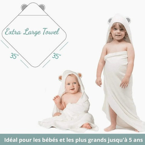 Bavoir multifonction pour enfant de 3 à 8 ans, serviette douce pour