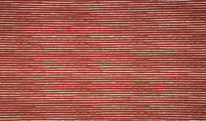 Jersey Streifen unregelmäßig rot terracotta