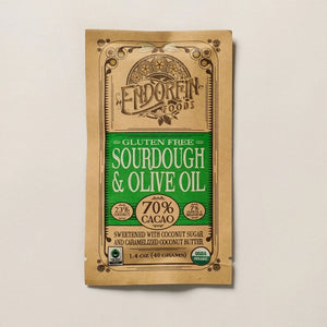 Sourdough & Olive Oil Chocolate Bar 70% Cacao - Endorfin Foods