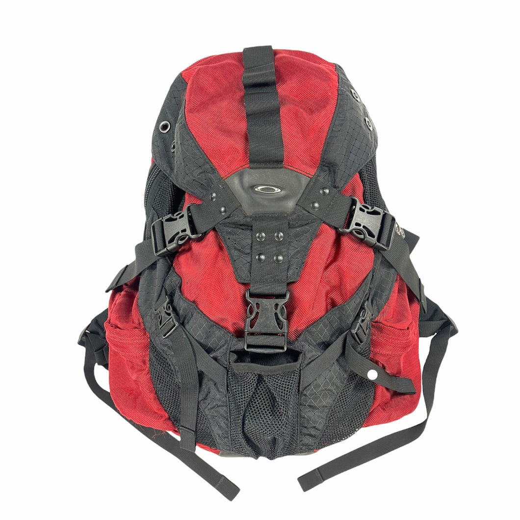 oakley 00s icon mini backpack red y2k