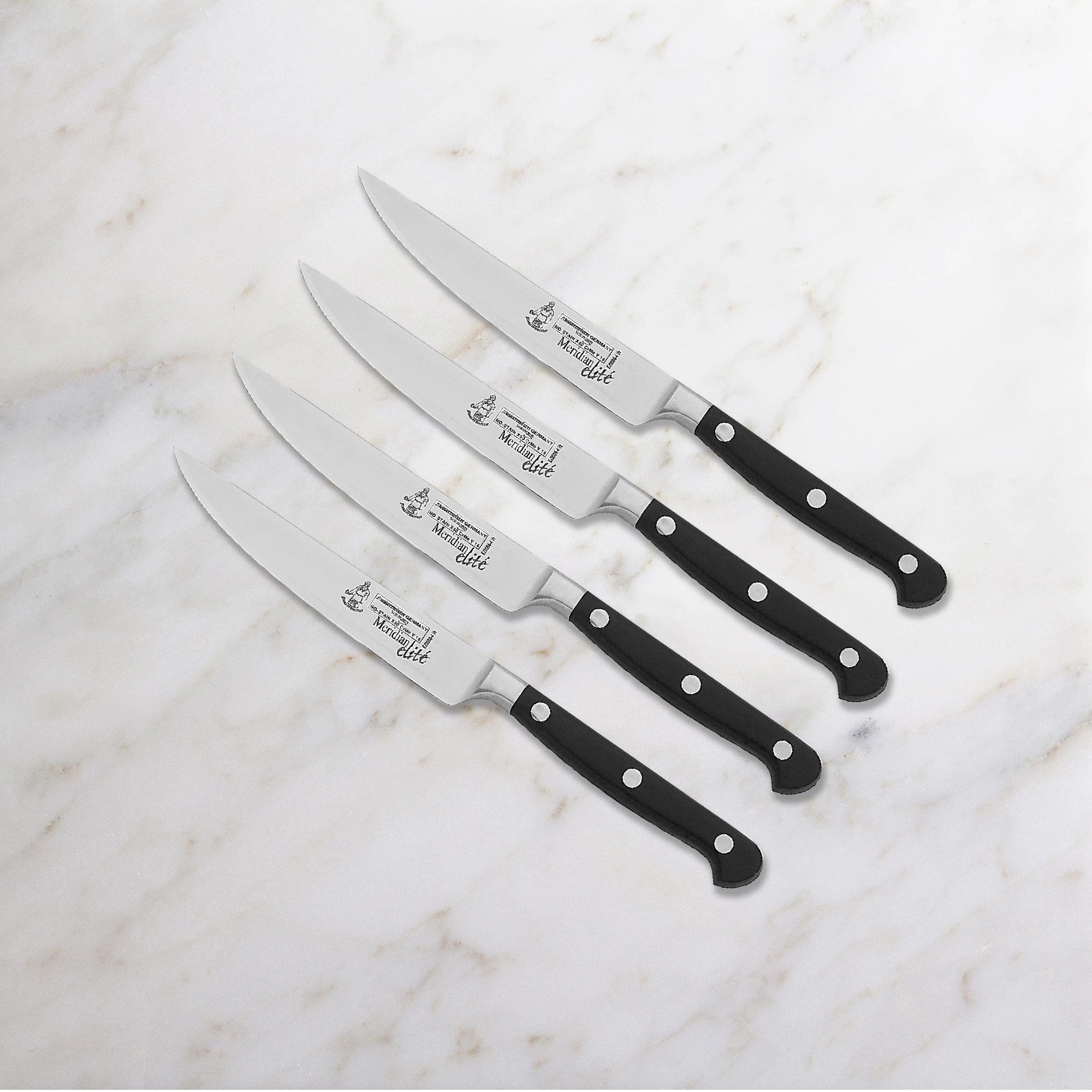 Messermeister E/3684-4/4S Four Piece Steak Knife Set - Meridian Elite