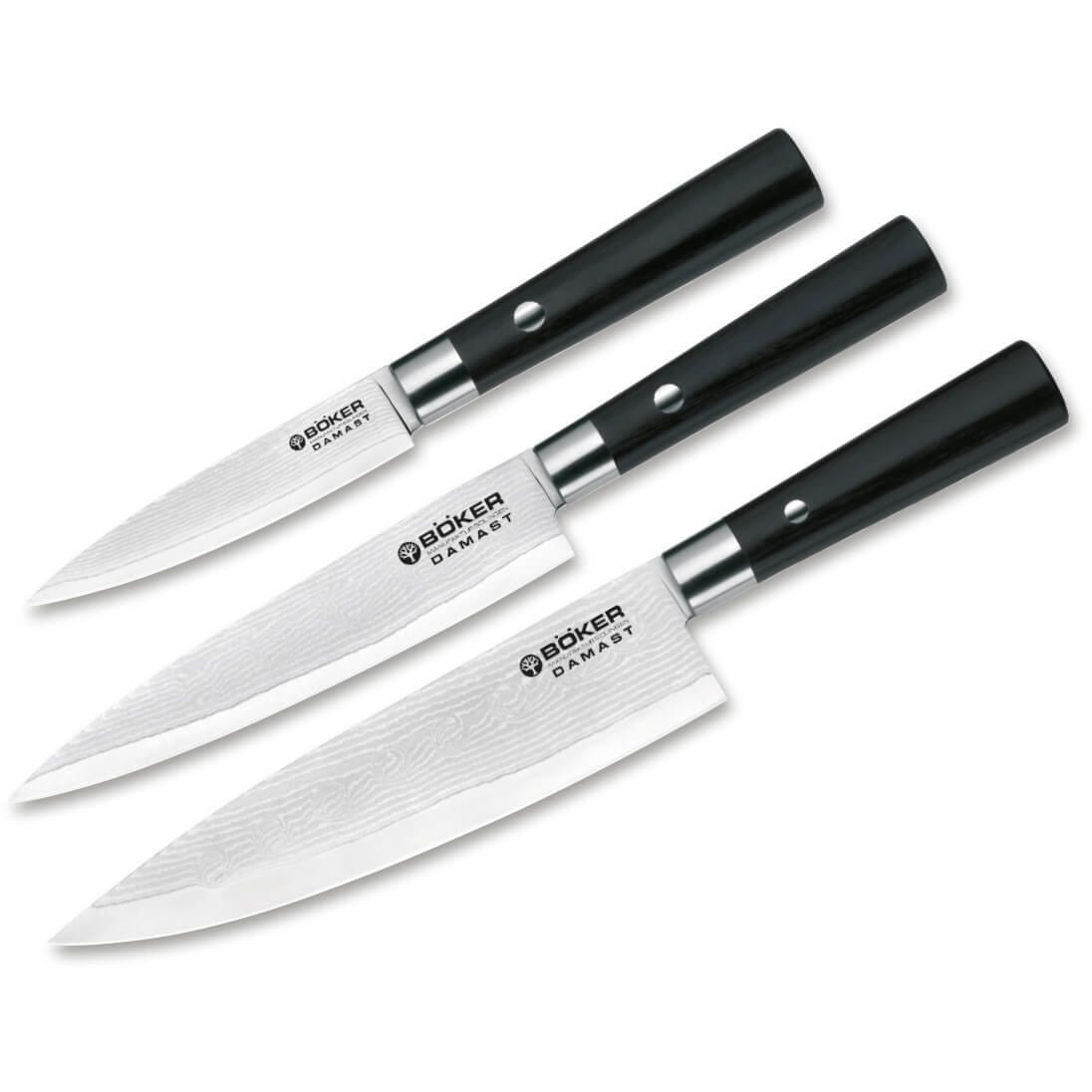 3-pc 'Camelback' Chef Knife Set