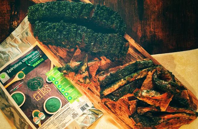 Salmone Gravlax con Spirulina