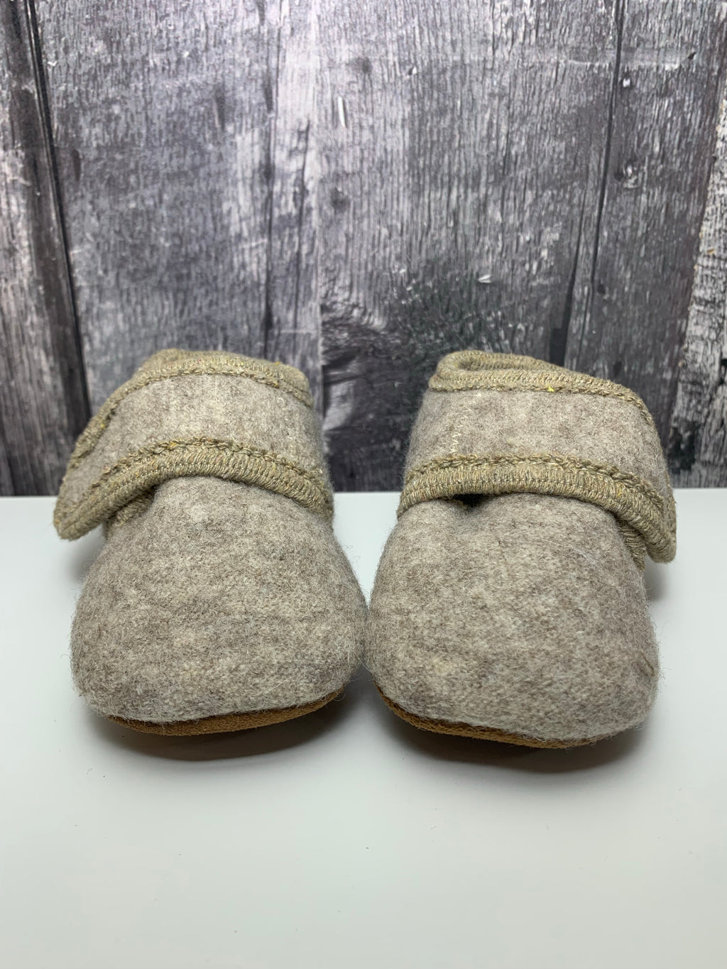 Bébé o chaud- pantoufles à velcro- losanges – Boutique zut de flûte