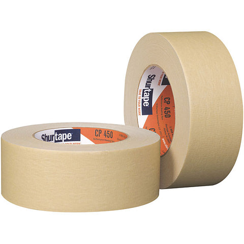 Shurtape Colored Masking Tape (CP-631): 3/8 in. x 60 yds. (Red)