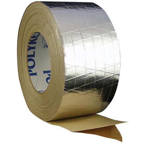 Polyken 345 Premium Self-Wound Aluminum Foil Tape 2 in x 60 yds Silver