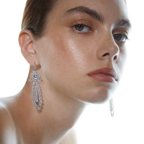 Neohellenic silver earrings