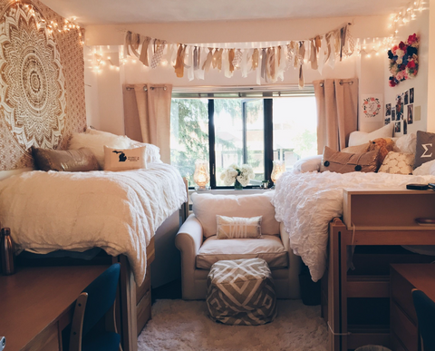 10 (More) Cute + Cozy Ideas To Transform Your Dorm ♡ | Room Decor Tips ...