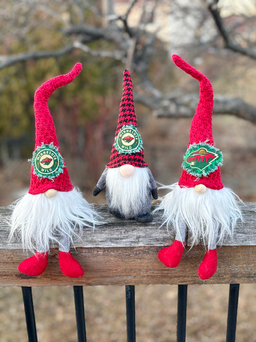 Minnesota Wild hockey gnomes Home decor Red