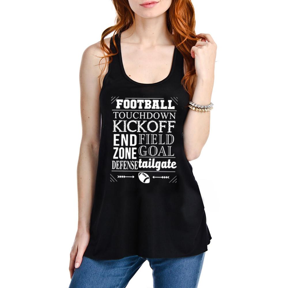 NFL Women's Touchdown Tank Top  Clothes, Tank tops, Brown outfit