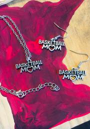 Earrings, Necklaces { Basketball mom } Silver. 2 necklaces left. 3 earrings left! $5 jewelry sale!