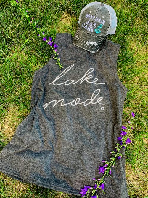 Tank top and T-shirts { Lake mode } Lake clothing.