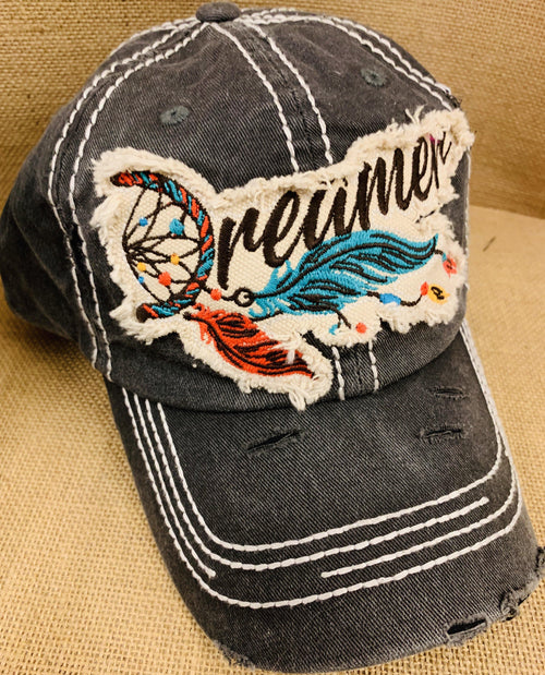 Dreamer hats! Dream catcher • Embroidered