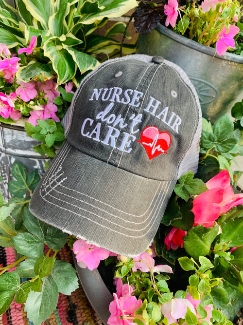 Nursing hats and jewelry NURSE hair dont care 2 styles Mask