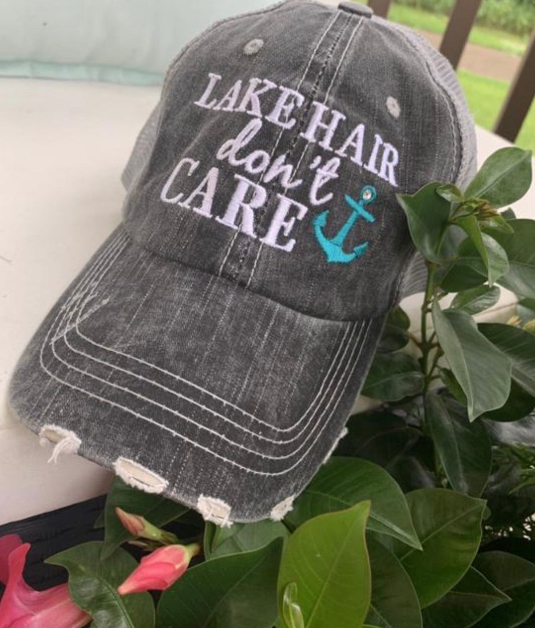 Lake Life Hat | Lake Hair Don't Care, Lake Hat, Cabin Hat, Distressed Hat, Trucker Hat, Trucker Cap, Baseball Cap, Cabin, Mother's Day