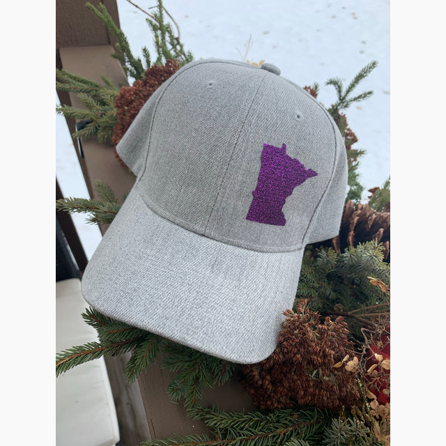 Minnesota Vikings Distressed Trucker Hat SKOL Vikings Purple 