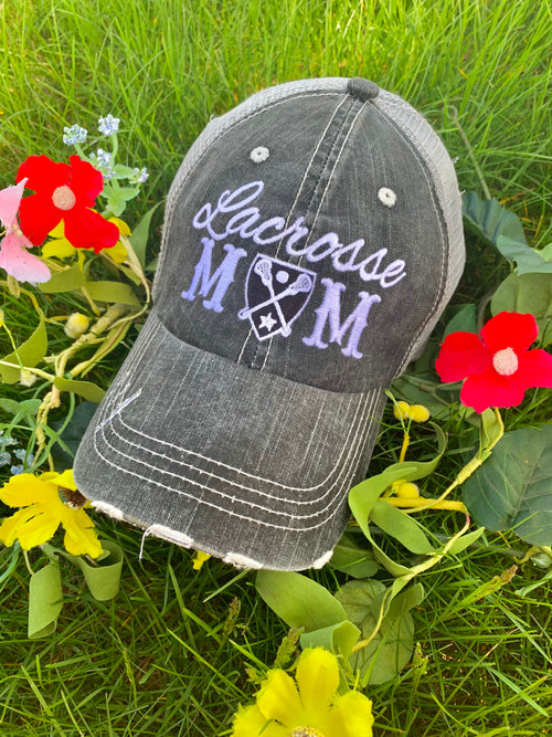 Personalized Lacrosse hats Lacrosse mom Lacrosse hair dont care Embroidered womens trucker caps LAX