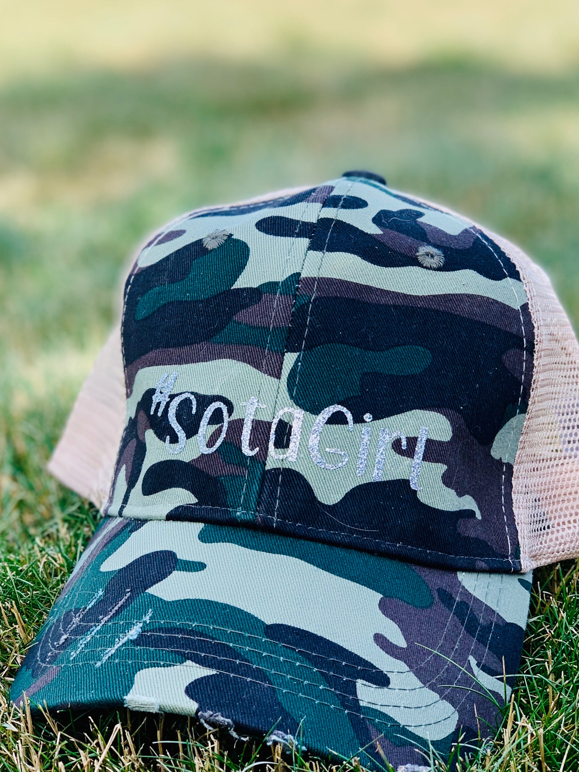 Hat { Sota girl } Camouflage. Other colors available. Wholesale also  available.