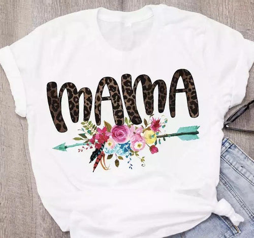 Mama T-shirts | Floral | Arrow | S - 3 XL