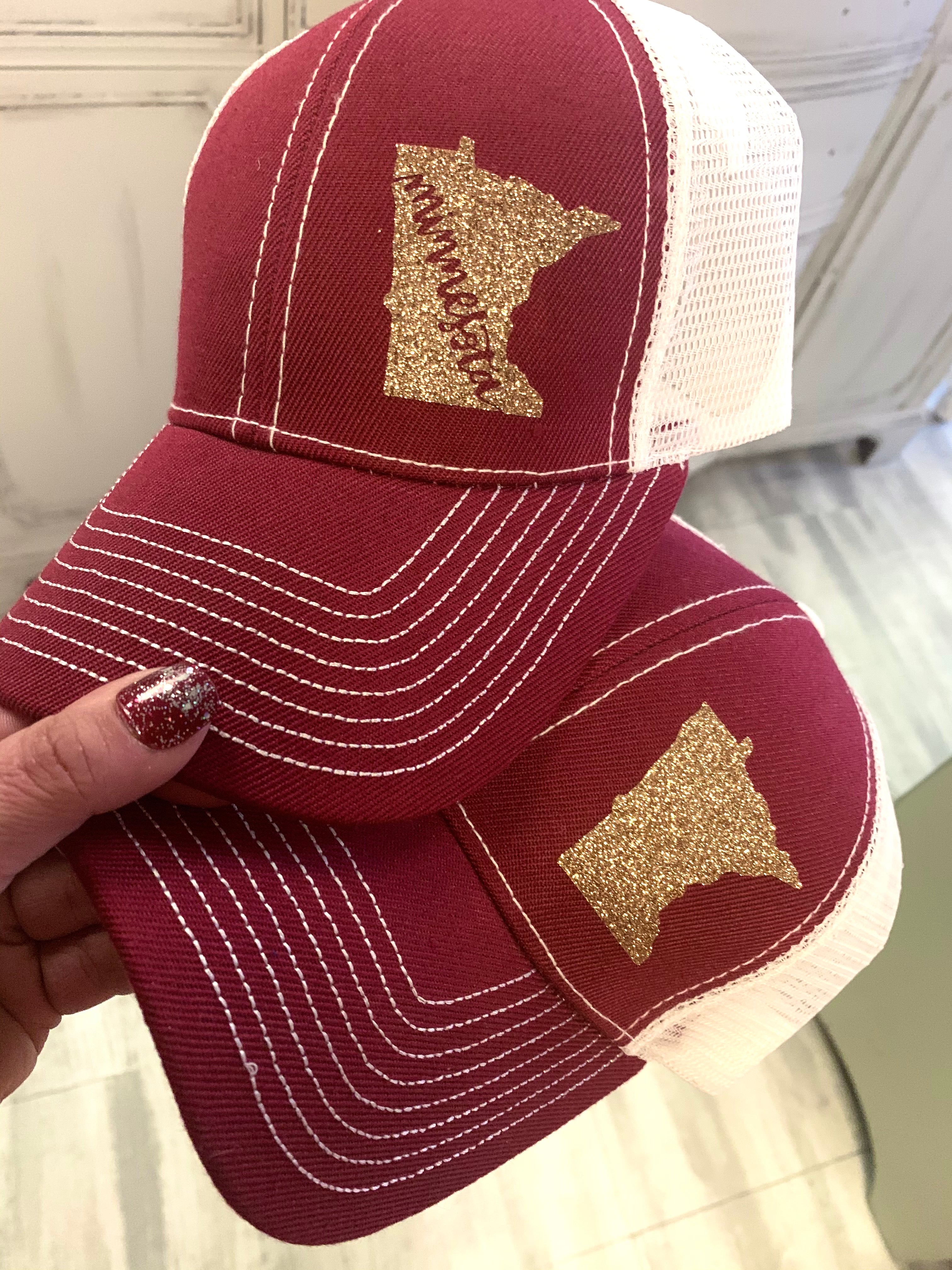 Minnesota Golden Gophers Adjustable Hats, Minnesota Snapback Hat, University of Minnesota Trucker Caps