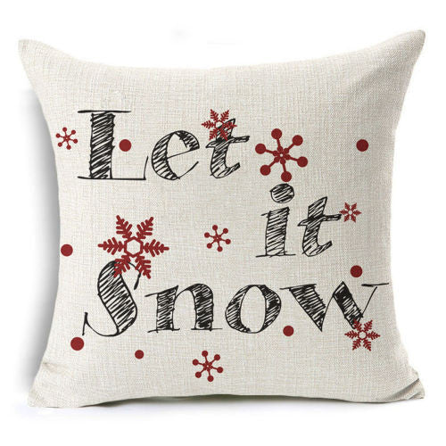 Pillow { Let it snow } Pillow or case.