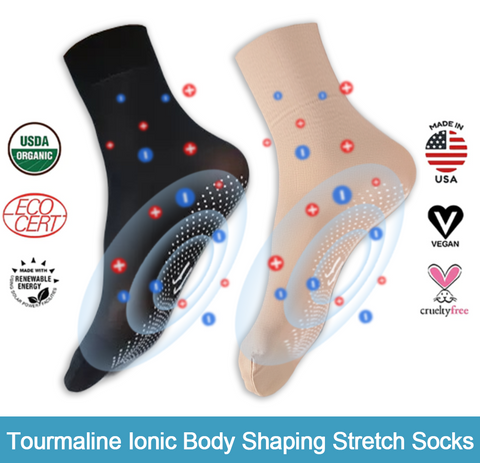 PEARLMOON™ Tourmaline Ionic Body Shaping Stretch Socks