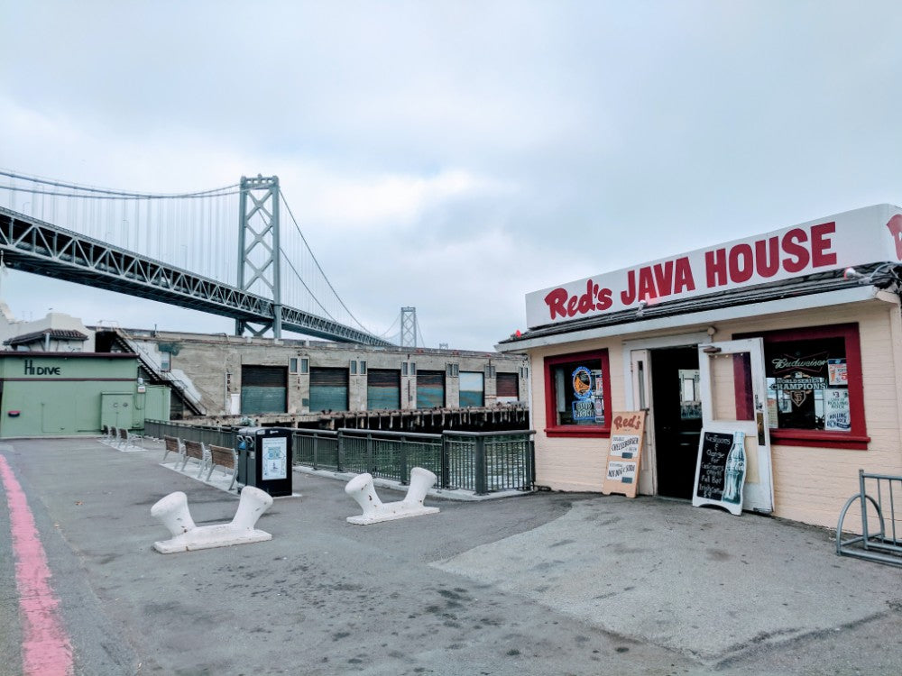 A restaurant near the Bay Bridge in SF