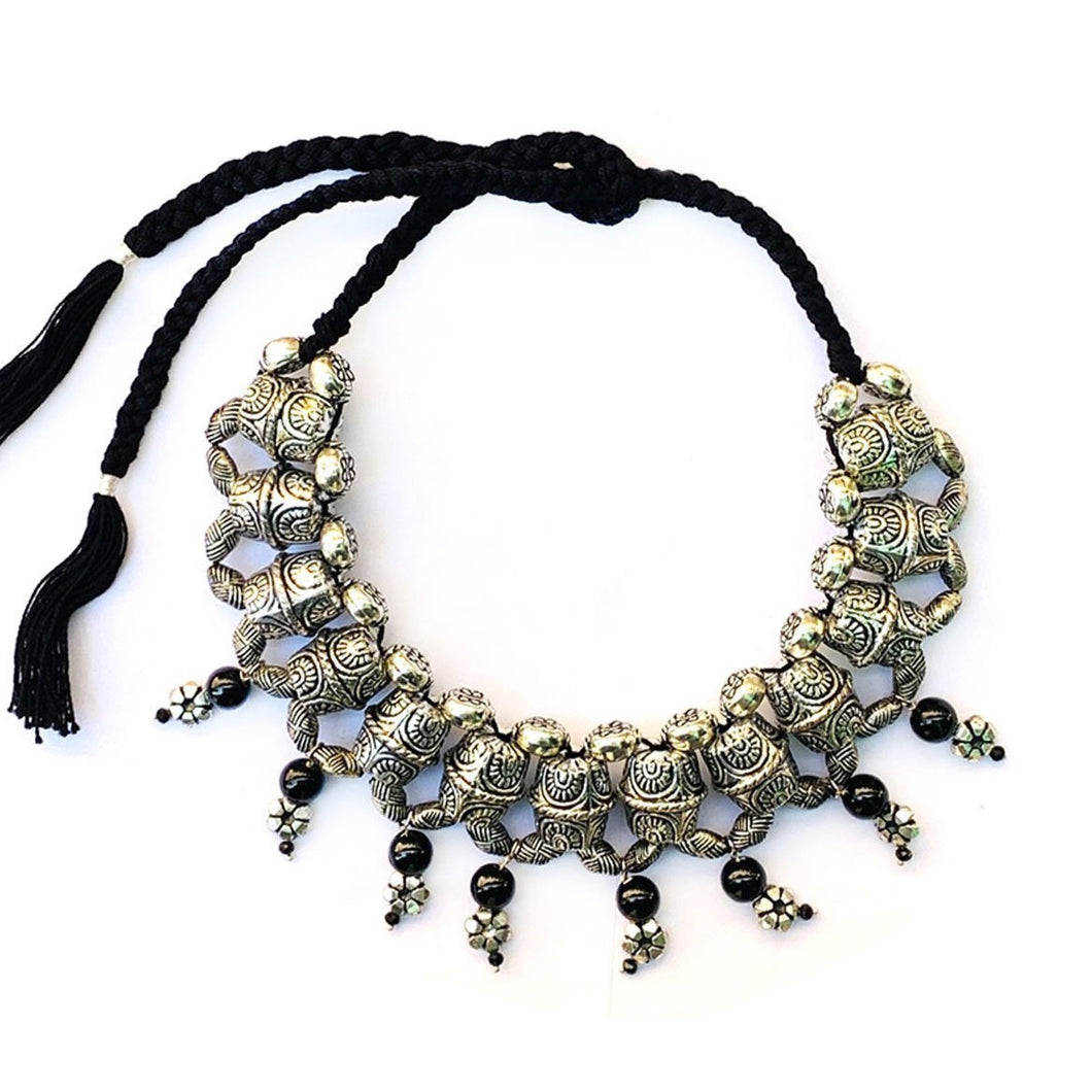 ethnic choker necklace