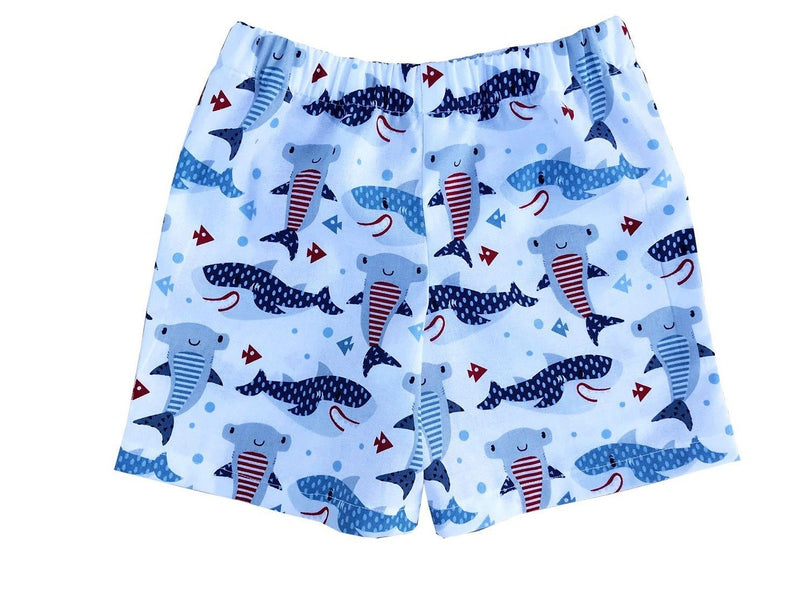 Blue Kid Shark Shorts - Baby Truth