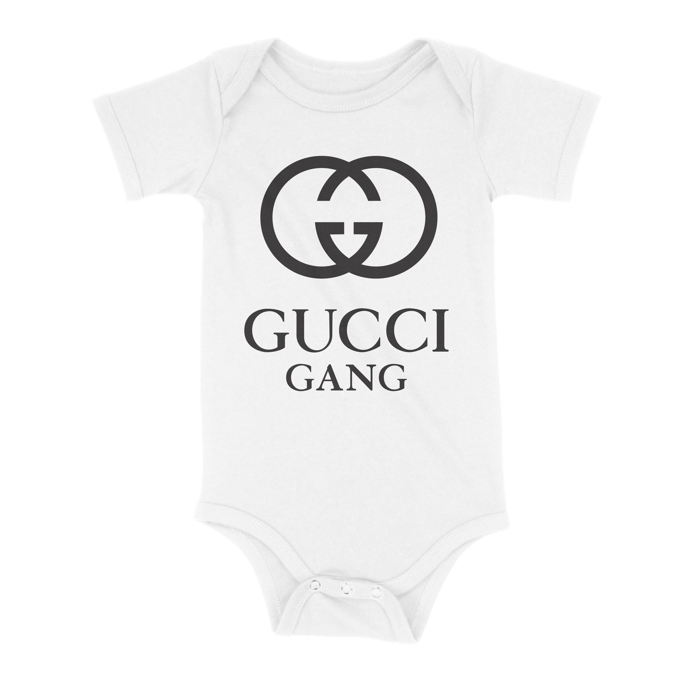 gucci baby girl onesie